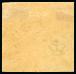 Stamp of Denmark 1864-70 2sk blue line mint imperforate top right corner marginal