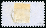 Stamp of Finland 1866-67 5k violet-blue on blue paper, roulette I, in used pair