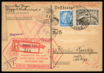 Stamp of Germany 1933 Chicago Flight 1m, 2M and 4M on three separate Zeppelin flight covers