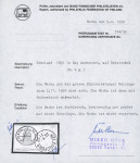 Stamp of Finland 1850, 10kop carmine rose, very good to very large margins, tied to piece by near complete Helsingfors cds