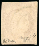 Stamp of France » Type Cérès de 1849-1850 1849, Cérès 1 franc vermillon, Y&T n°7, oblitération