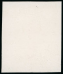 Stamp of Canada 1852-57, 7 1/2d green proof on India paper affixed to card in block of four