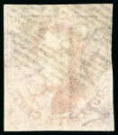 Stamp of Belgium 1849, 40c carmine with wmk "LL encadré", good margins all around, used