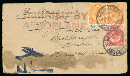 Stamp of South Africa » Union & Republic of South Africa 1920 (Feb) Handley-Page "Pioneer" flight crash mail cover