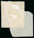 Stamp of Uganda 1896 (Nov) 4a tied to small piece by nearly complete LUBA'S cds and 1a with MUMIAS cds