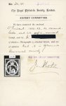 Stamp of St. Vincent 1888 5s group of four colour trials in carmine-lake (2) and pale rose (2) on wmk CA paper