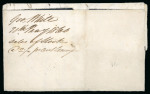 Stamp of Jamaica 1860 (Jan 20) entire franked with 4d rose, on white A61 Old Harbour