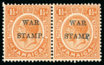 Stamp of Jamaica 1917, War Stamps, third issue, 1 1/2d orange, mint,