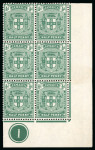 Stamp of Jamaica 1917, War Stamps, third issue, 1/2d blue-green, mint