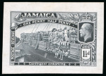 Stamp of Jamaica 1919, Contingent Embarking, 1 1/2d value, die proof