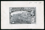 Stamp of Jamaica 1919, Contingent Embarking, 1 1/2d value, die proof