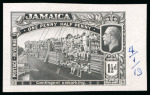 Stamp of Jamaica 1919, Contingent Embarking, 1 1/2d value, die proof