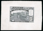 Stamp of Jamaica 1919, Contingent Embarking, 1 1/2d value, die proof