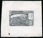Stamp of Jamaica 1919, Contingent Embarking, 1 1/2d value, die proof