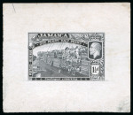 Stamp of Jamaica 1919, Contingent Embarking, 1 1/2d value, die proof