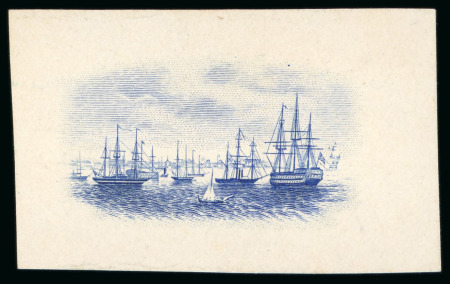 Stamp of Jamaica 1921, Port Royal, 6d, vignette die proof imperforate,