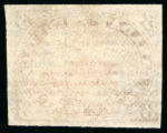 Stamp of Canada 1851, 3d red on laid paper, fine to large margins,