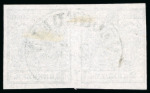 Stamp of Austria 1850, Handpaper, 2kr black, imperforate horizontal