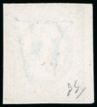 Stamp of Luxembourg 1852, First Printing, 10c greenish-black, unused single