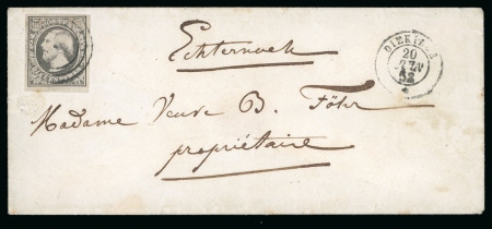 Stamp of Luxembourg 1858 (Jun 20th), Envelope sent to Echternach, franked