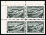 Stamp of Liechtenstein 1931, Zeppelin Air Post, Set of the two values,1f and