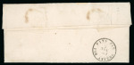 Stamp of Netherlands 1863 (Nov 8th), Entire from Ferheyden to Antwerp, franked