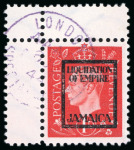 Stamp of Jamaica 1944, German propaganda forgeries, 1937-47 Great Britain