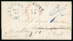 Stamp of Jamaica 1767-1860, Pre-stamp postal history collection, contained