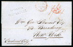 Stamp of Jamaica 1767-1860, Pre-stamp postal history collection, contained
