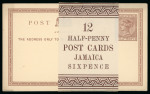Stamp of Jamaica 1877-1965, Postal Stationery collection, presented