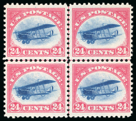 Stamp of United States » 1919 Issues onwards Airmails: 1918, 24c carmine rose & blue mint group