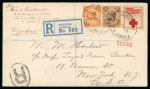 Stamp of Jamaica 1916, Collection of war stamp covers in one album,