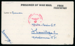 Stamp of Jamaica 1940-1945, Collection of censor mail in two albums