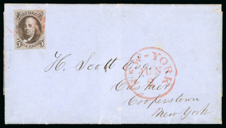 Stamp of United States » Collections 1847-1921, Group of five covers & revenue document