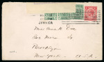 Stamp of Jamaica 1880-1965, substantial collection of covers contained