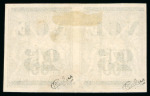 Stamp of Colonies françaises » Nouvelle-Calédonie 1881-1883, Paire Y&T n°4 O, cote Y&T 800€, TB, signé
