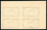 Stamp of Colonies françaises » Maroc 1922-27 75c blue imperf. in mint n.h. top left corner