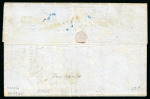 Stamp of United States » Postmasters' Provisionals 1846 (June 26), Entire sent from New York to Hanging
