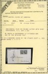 Stamp of United States » 1847 Issue 1850 (April 6), Entire to New Orleans, franked with