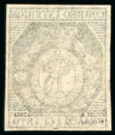 Stamp of Spain 1853 1cu ormulu ("bronce dorado") unused