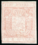 Stamp of Spain 1854, 2R red unused