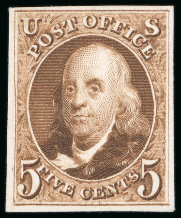 Stamp of United States » 1847 Issue 1875, Post Office Reproductions of 1847 Issue, Benjamin