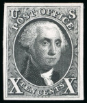 Stamp of United States » 1847 Issue 1875, Post Office Reproductions of 1847 Issue, Benjamin