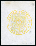 Stamp of United States » Postmasters' Provisionals 1845, George Washington, Sperati Reprint, 5c black,