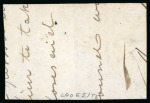 Stamp of United States » Postmasters' Provisionals 1845, George Washington, 5c black, Sperati forgery