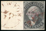 Stamp of United States » Postmasters' Provisionals 1845, George Washington, 5c black, Sperati forgery