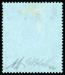 Stamp of St. Helena 1922, Chalk-surface paper, 15s grey and purple-blue,