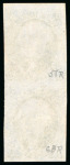 Stamp of United States » 1847 Issue 1847, George Washington, 10c black, vertical pair, used