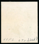 Stamp of United States » 1861-1866 issue 1861, Washington, 10c green, die proof, printed on
