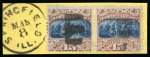 Stamp of United States » 1869 Pictoral Issue 1869, Landing of Columbus, 15c brown and blue, type